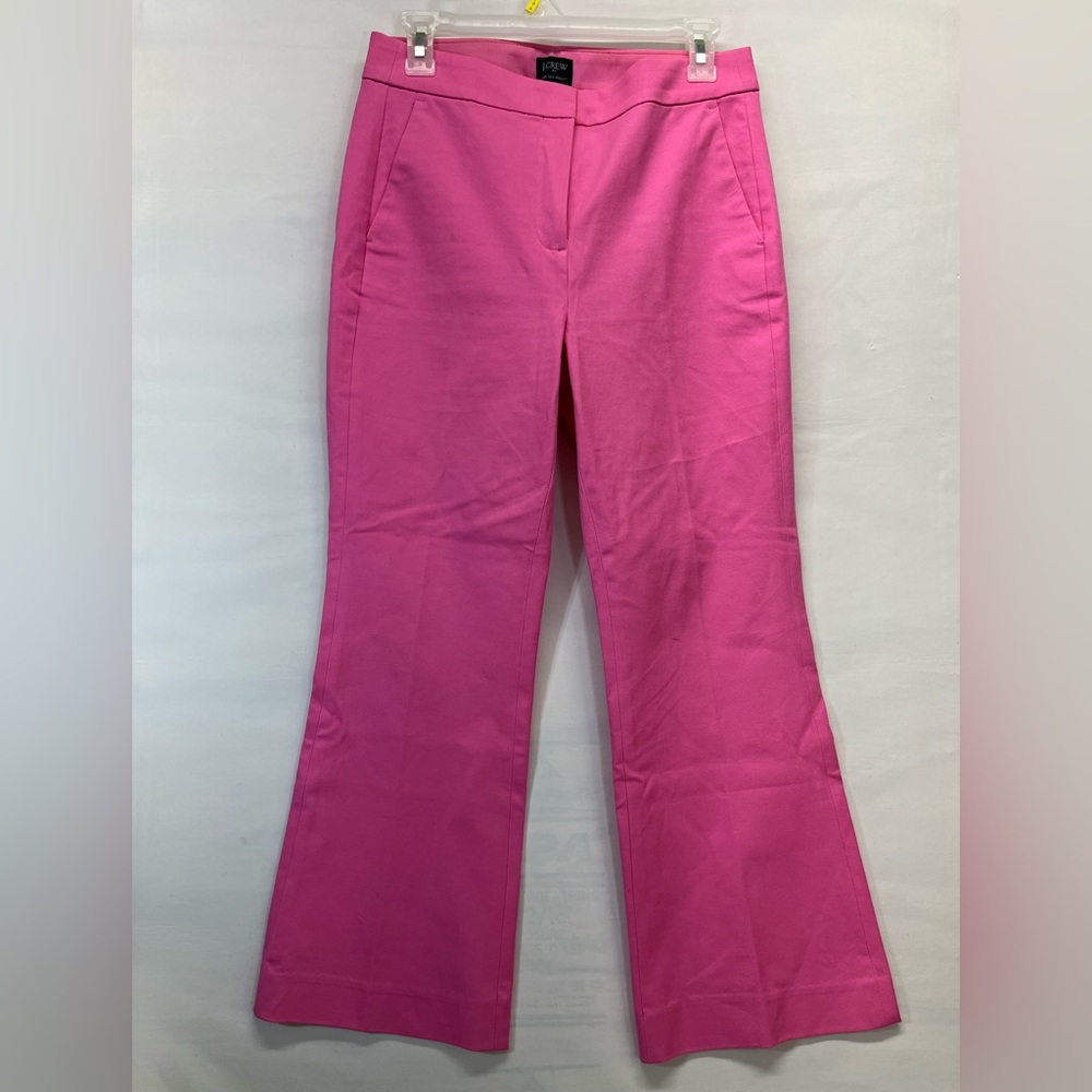 J. Crew Bright Pink Boot Cut Pants